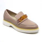 DL Sport mocassin beige leder 5695